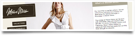 Website Design for Maison Wiess - Jackson and Oxford Mississippi Website Design for Maison Wiess - Jackson and Oxford Mississippi