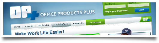 Website Design for Office Products Plus - Jackson Mississippi Website Design for Office Products Plus - Jackson Mississippi